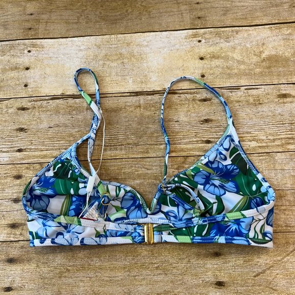 SISTER SWIM Cait Bikini Top in Blue Hawaiian - Picture 3 of 5